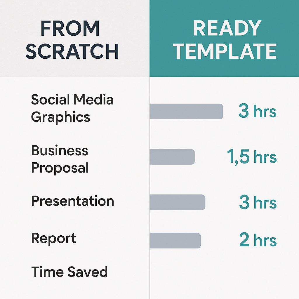How Ready-To-Use Templates Can Save You 100+ Hours This Year 2 From Scratch Vs Ready Template_Apps4U